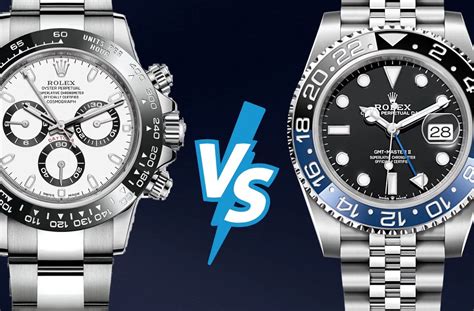 rolex daytona vs gmt master 2|Difference Between The Rolex GMT.